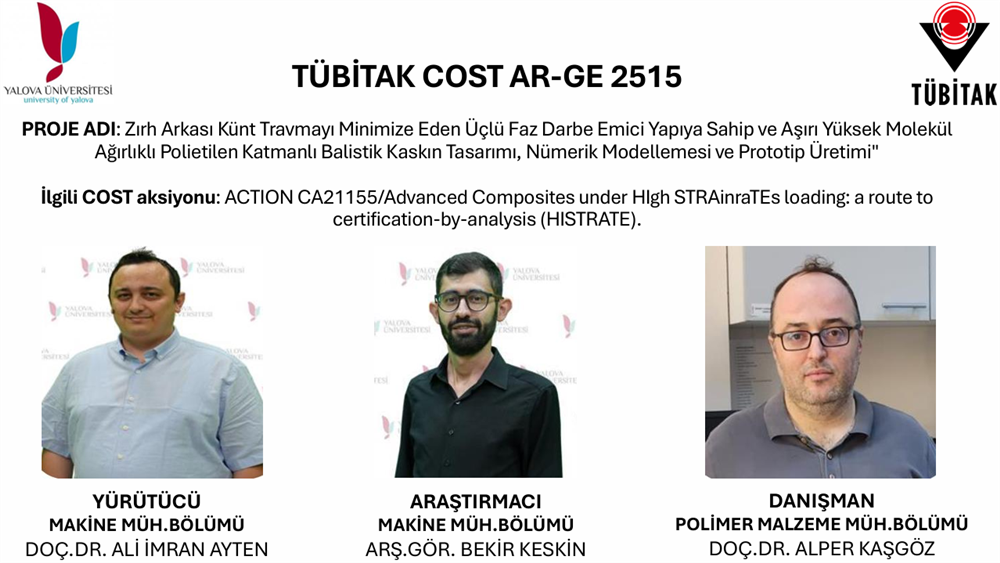 TÜBİTAK 2515- COST AR-GE Projemiz Desteklenmeye Hak Kazandı